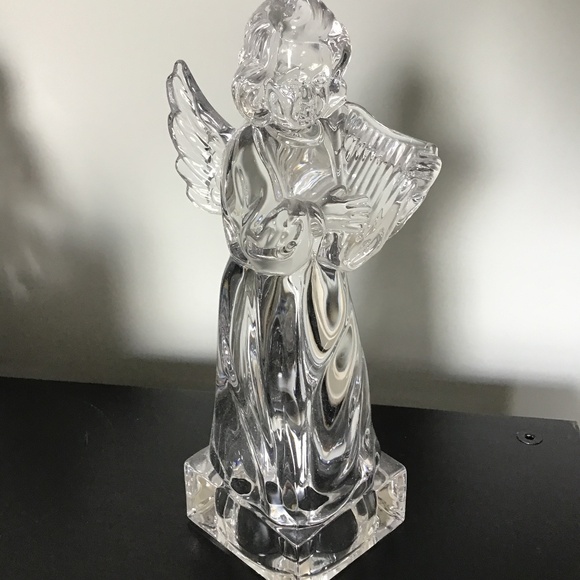 Vintage Mikasa Lead Crystal Angel / Herald Collection / Harp - Picture 1 of 5